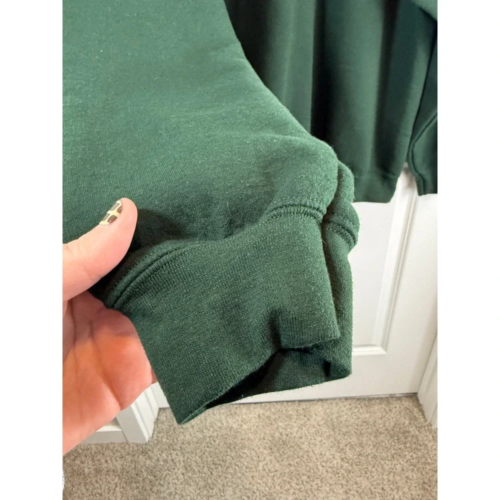 Dont Get Me Started Sourdough Green Graphic Sweatshirt XL Womens Crewneck - Picture 9 of 10